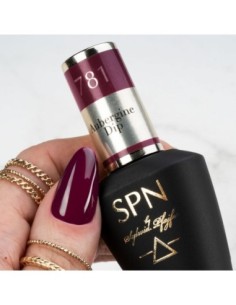 781 Aubergine Dip UV LaQ 8ml - 1 - All Gel Polish Colours - SPN Nails -  2