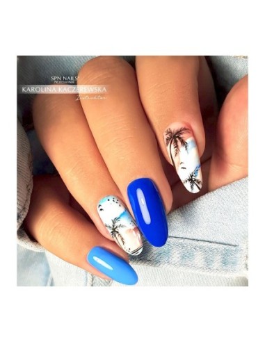 786 Parisian Blue UV LaQ 8ml - 8 - All Gel Polish Colours - SPN Nails -