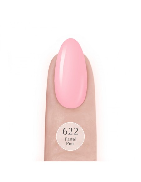 622 Pastel Pink UV LaQ 8ml - 2 - All Gel Polish Colours - SPN Nails - 