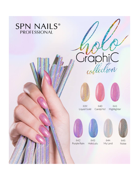 842 Purple Rain UV LaQ 8ml - 3 - All Gel Polish Colours - SPN Nails - 