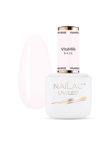 Hybrid Base- VitaMilk Base NaiLac 7ml - 1 - All Gel Polish Colours - NaiLac - 