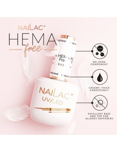 Hema Free Hybrid base coat NaiLac 7ml - 2 - Categories -