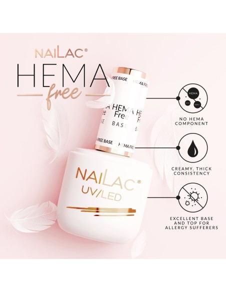 Hema Free Hybrid base coat NaiLac 7ml - 2 - Categories -