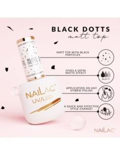 Black Dotts Matt TOP NaiLac 7ml - 1 - Categories -