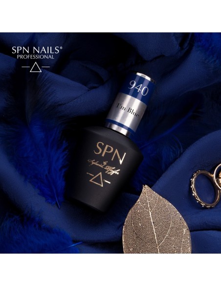 940 I'm Blue UV LaQ 8ml - 4 - Collections SPN Nails -  940 I'm Blue UV LaQ 8ml - 4 - Collections SPN Nails -