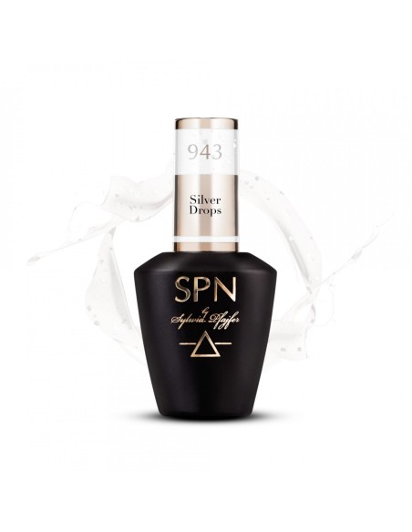 943 Silver Drops UV LaQ 8ml - 1 - SPN Nails- Products - 