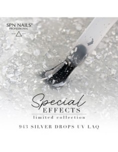 943 Silver Drops UV LaQ 8ml - 1 - SPN Nails- Products -  2
