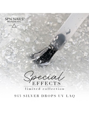 943 Silver Drops UV LaQ 8ml - 2 - SPN Nails- Products - 
