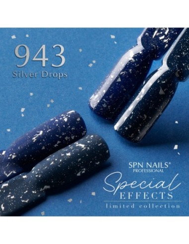 943 Silver Drops UV LaQ 8ml - 5 - SPN Nails- Products - 