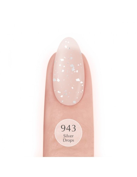 943 Silver Drops UV LaQ 8ml - 6 - SPN Nails- Products - 