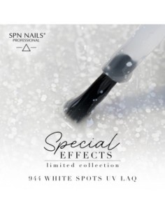 944 White Spots UV LaQ 8ml - 1 - SPN Nails- Products -  2