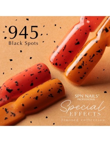 945 Black Spots UV LaQ 8ml - 5 - SPN Nails- Products -