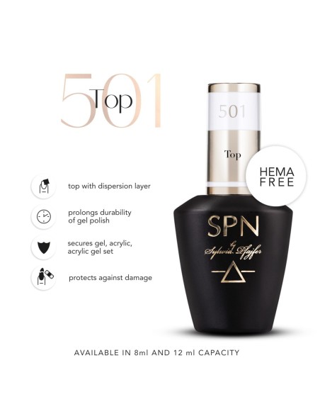 501 Top UV LaQ 12ml - 1 - Tops & Bases 12ml - 