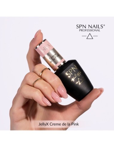 SPN Nails - Gel in a bottle JellyX Creme de la Pink 8 ml - 3 - JellyX - Gel in the bottle - 
