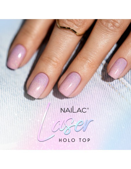Hybrid top coat Laser Holo Top NaiLac 7ml - 2 - NaiLac - Products - 