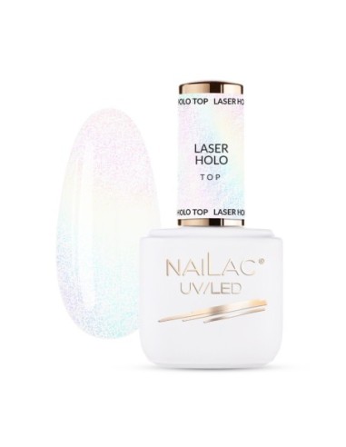 Hybrid top coat Laser Holo Top NaiLac 7ml - 4 - NaiLac - Products - 