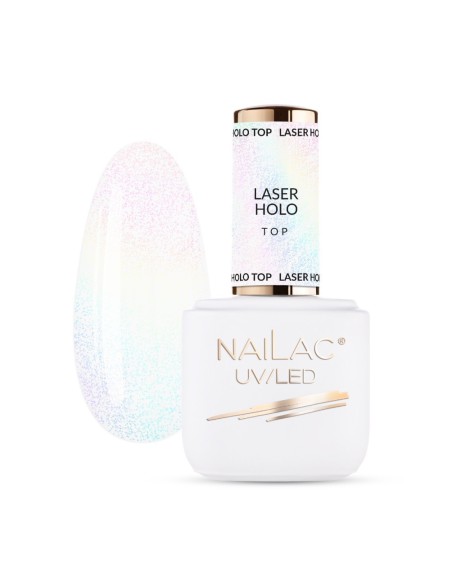 Hybrid top coat Laser Holo Top NaiLac 7ml - 4 - NaiLac - Products - 