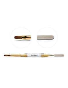 NaiLac Brush #6 Oval & Spatula - 1 - Categories -