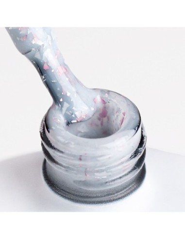 Glammy Rubber Base Milk&Silver NaiLac  7ml - 4 - Glammy Rubber Bases - 