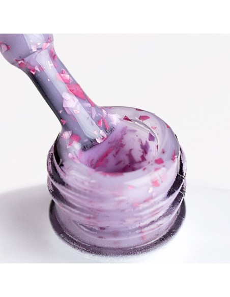 Glammy Rubber Base Purple NaiLac 7ml - 4 - Glammy Rubber Bases - 