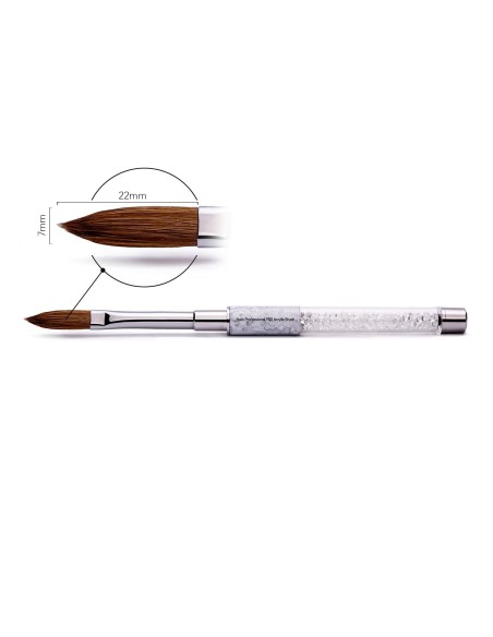 Brush #10 Oval Nails Professional PRO Acrylic Brush - 1 - Categories - 