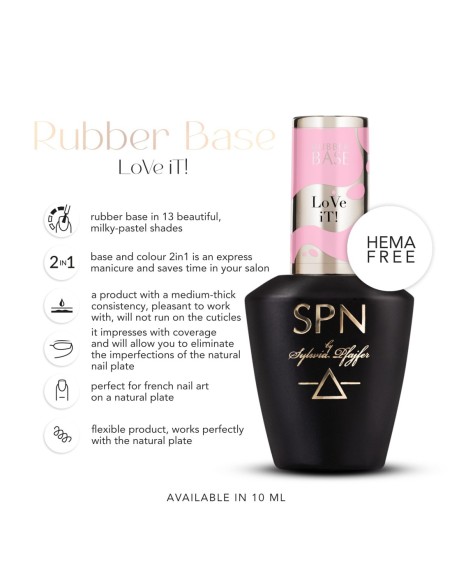 Rubber Base COLOR & GO! LoVe iT! 10ml - 1 - Rubber Base COLOR & GO! - 
