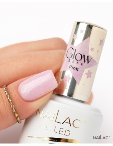 Rubber Base Glow Pink NaiLac 7ml - 2 - Glow Rubber Bases - 