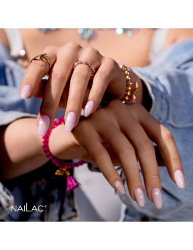 Rubber Base Glow Pink NaiLac 7ml - 9 - Glow Rubber Bases -