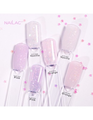 Rubber Base Glow Vanilla NaiLac 7ml - 7 - Glow Rubber Bases -