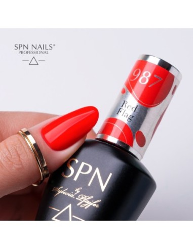 987 Red Flag UV LaQ 8ml - 2 - Aperitif collection - 