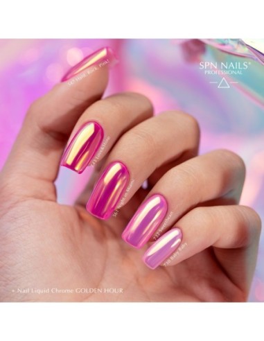 Nail Liquid Chrome Golden Hour 8ml - 10 - Nail Art Decorations -