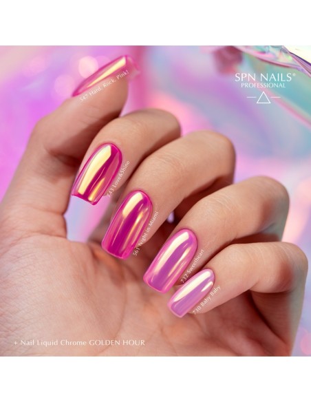 Nail Liquid Chrome Golden Hour 8ml - 10 - Nail Art Decorations -  Nail Liquid Chrome Golden Hour 8ml - 10 - Nail Art Decorations -