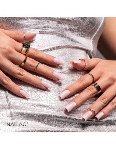 Hybrid top coat OpalX Top Blush Gold NaiLac 7ml - 6 - Tops and Bases - NaiLac - 