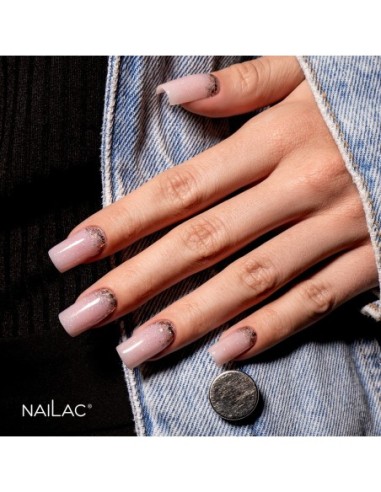 Hybrid top coat OpalX Top Blush Gold NaiLac 7ml - 8 - Tops and Bases - NaiLac - 