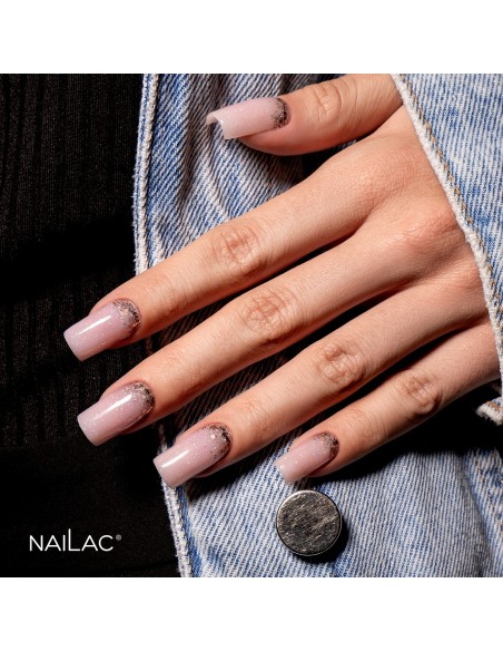 Hybrid top coat OpalX Top Blush Gold NaiLac 7ml - 8 - Tops and Bases - NaiLac - 