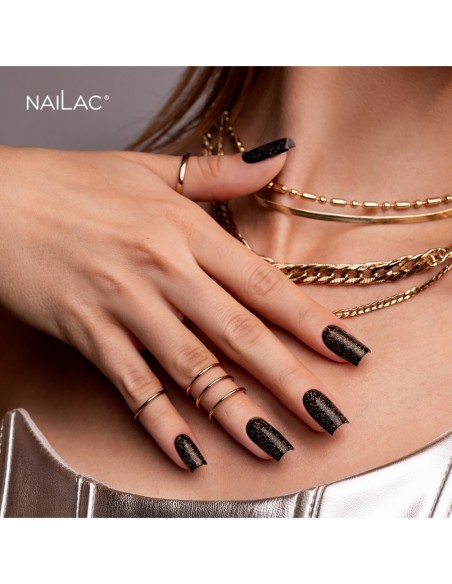 Hybrid top coat OpalX Top Gold NaiLac 7ml - 4 - Tops and Bases - NaiLac - 