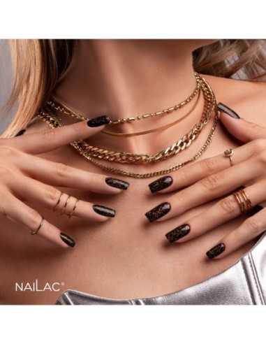 Hybrid top coat OpalX Top Gold NaiLac 7ml - 5 - Tops and Bases - NaiLac - 