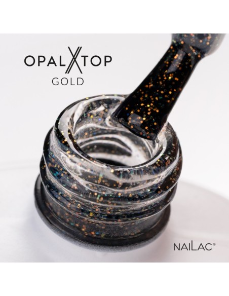 Hybrid top coat OpalX Top Gold NaiLac 7ml - 9 - Tops and Bases - NaiLac - 