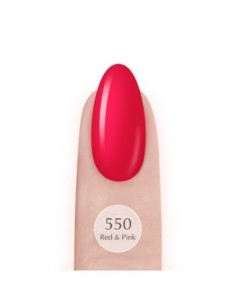 550 Red & Pink UV LaQ 8ml - 1 - All Gel Polish Colours - SPN Nails -  2