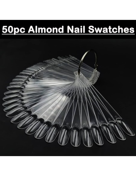 Nail Display Clear Sticks 50pcs