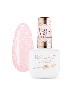 Crystal Mermaid NaiLac Rubber Base 7ml