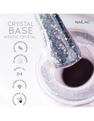 Crystal Mystic NaiLac Rubber Base 7ml