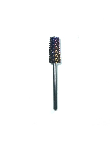 Carbide drill bit with crystal