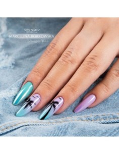 606 Turquoise Mint UV LaQ 8ml - 1 - All Gel Polish Colours - SPN Nails -  2