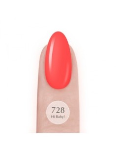 728 hi Baby! UV LaQ 8ml - 1 - All Gel Polish Colours - SPN Nails -  2