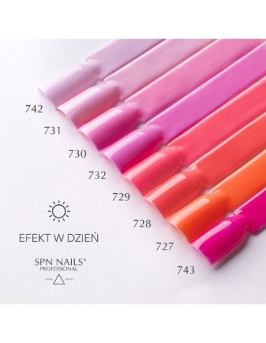 732 Sweetheart UV LaQ 8ml - 4 - All Gel Polish Colours - SPN Nails -